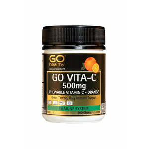 GO Vita-C 500mg Orange 100 Chew