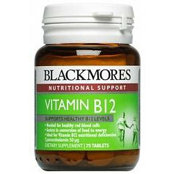 Blackmores Vitamin B12 50mcg 75 tablets