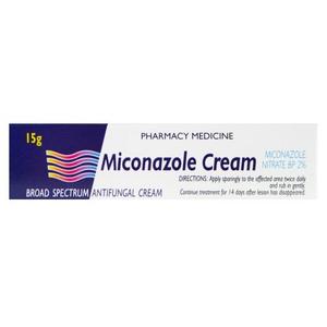 Anti Fungal: MICONAZOLE Topical Cream 15g