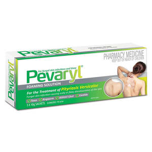 Anti Fungal: Pevaryl 1% Foaming Solution 3 x 10G