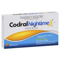 Codral: CODRAL Nightime Tablets 24