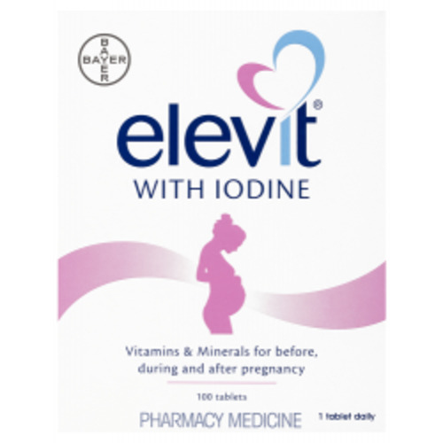 Mother And Baby: Elevit with Iodine 100 Tablets