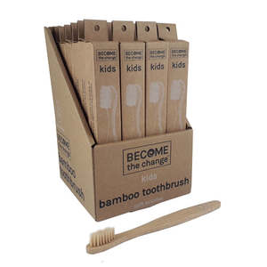 Denture Care: Toothbrush Bamboo Kids Soft - Single