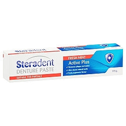 Denture Care: Steradent Paste - Fresh Mint 115g