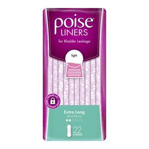 Incontinence: POISE Liners Extra Long 22