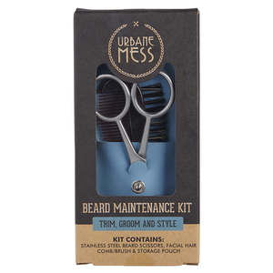 For Him: URBANE MESS Beard Maintenance Kit