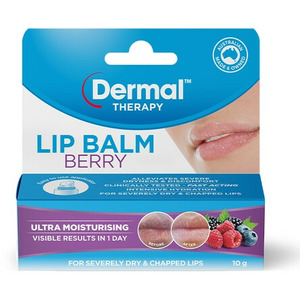 Lip Care: DERMAL Therapy Lip Balm BERRY 10g