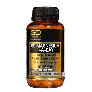 Go Dm4 Bogof: GO Magnesium 1-A-Day 500mg 60caps