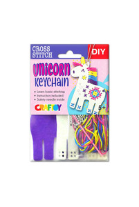 Giftware: DIY CROSS STITCH Unicorn Keychain