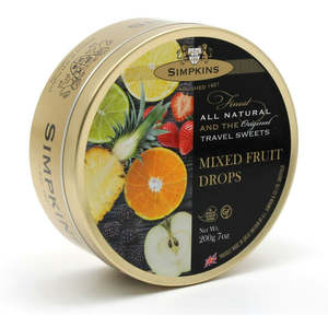Giftware: SIMPKINS Mixed Fruit Drops 200g