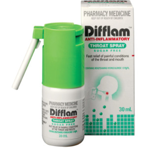 Mouth Throat Treatments: DIFFLAM Spray 30ml