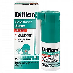 Mouth Throat Treatments: DIFFLAM Forte Throat Spray 15ml