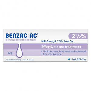 BENZAC AC Gel 2.5% 60g