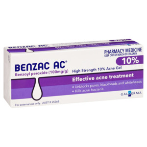 Benzac: BENZAC AC Gel 10% 60g