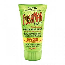 Insect Repellents: Bushman Repellent with Sunscreen Dry Gel 75g