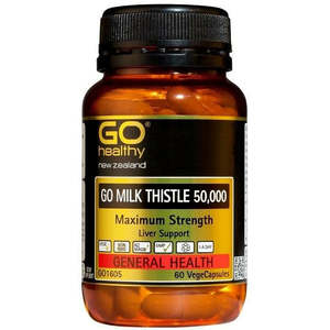 Detox Antioxidants: GO Milk Thistle 50000 60 Capsules