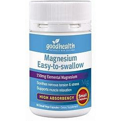 Muscle Pain Cramp: Good Health Magnesium Easy to Swallow 90cap