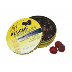 Sleep Anxiety Stress: BACH Rescue Pastilles Blackcurrant 50g