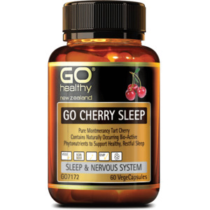 Sleep Anxiety Stress: GO Cherry Sleep 60 Capsules