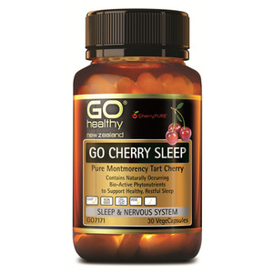 Sleep Anxiety Stress: GO Cherry Sleep 30 Capsules
