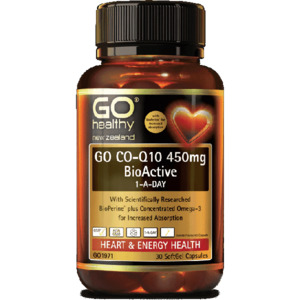 Heart Cholesterol: GO CO-Q10 450mg BioActive 1-A-Day 30s