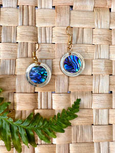 Trouble Makers: Trouble Maker Roto Paua Earrings