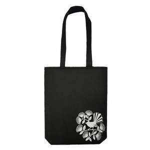 Best Selling: Tote Bag Felt NZ Fantail 38×32 Black