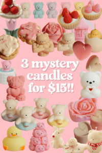 3 Mystery Candles