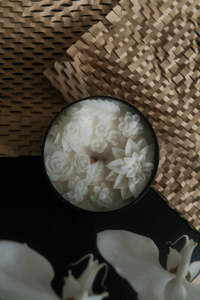 All Candles: Myra - Floral Tin Candle