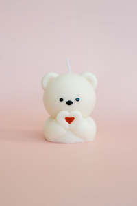 Love Bear Candle