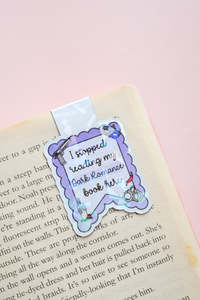 I Stopped Reading Dark Romance Here Magnetic Bookmark