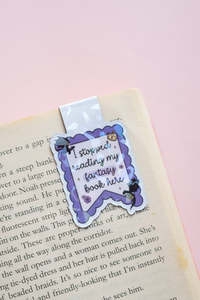 Featured: I Stopped Reading Fantasy Here Magnetic Bookmark