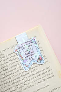 Featured: I Stopped Reading Hockey Romance Here Magnetic Bookmark