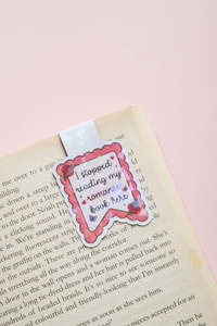 I Stopped Reading Romance Here Magnetic Bookmark
