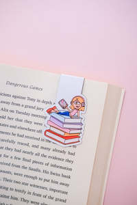 Lizzie Books Magnetic Bookmark