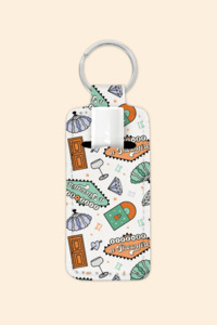 Jewellery Accessories: Life As A Showgirl - Lip Balm Holder Keychain