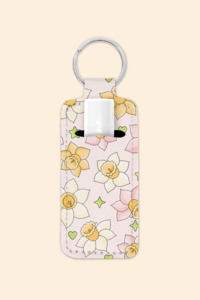 Daffodils - Lip Balm Holder Keychain