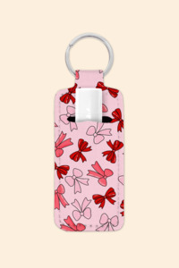 Jewellery Accessories: Sweet Bows - Lip Balm Holder Keychain