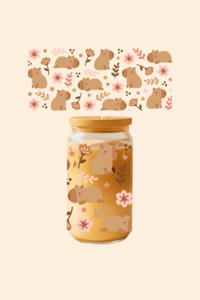 Coquette Girls: Capybara Glass Tumbler