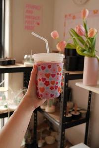 Iced Coffee Coozies: Confetti Coffee Coozie