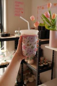 Floral Coffee Coozie