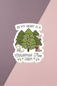 Christmas Tree Farm Sticker
