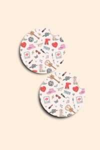 Car Coasters: Taylor Car Coasters - 2 Pack