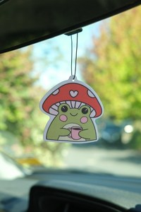 Air Fresheners: Frog Mushie - Peach Air Freshener