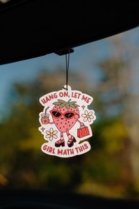 Girl Math - Strawberry Air Freshener