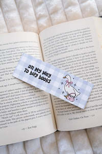 On My Way To Buy Books Bookmark