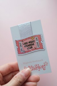 Sale: Late Night Readers Magnetic Bookmark (SECONDS)