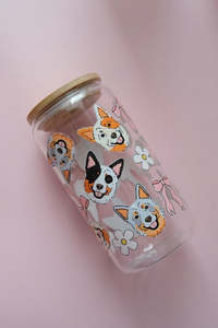 German Shepard Glass Tumbler (SECONDS)