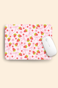 Strawberry & Bows Mousepad