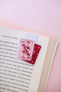 Queen Of Books Magnetic Bookmark